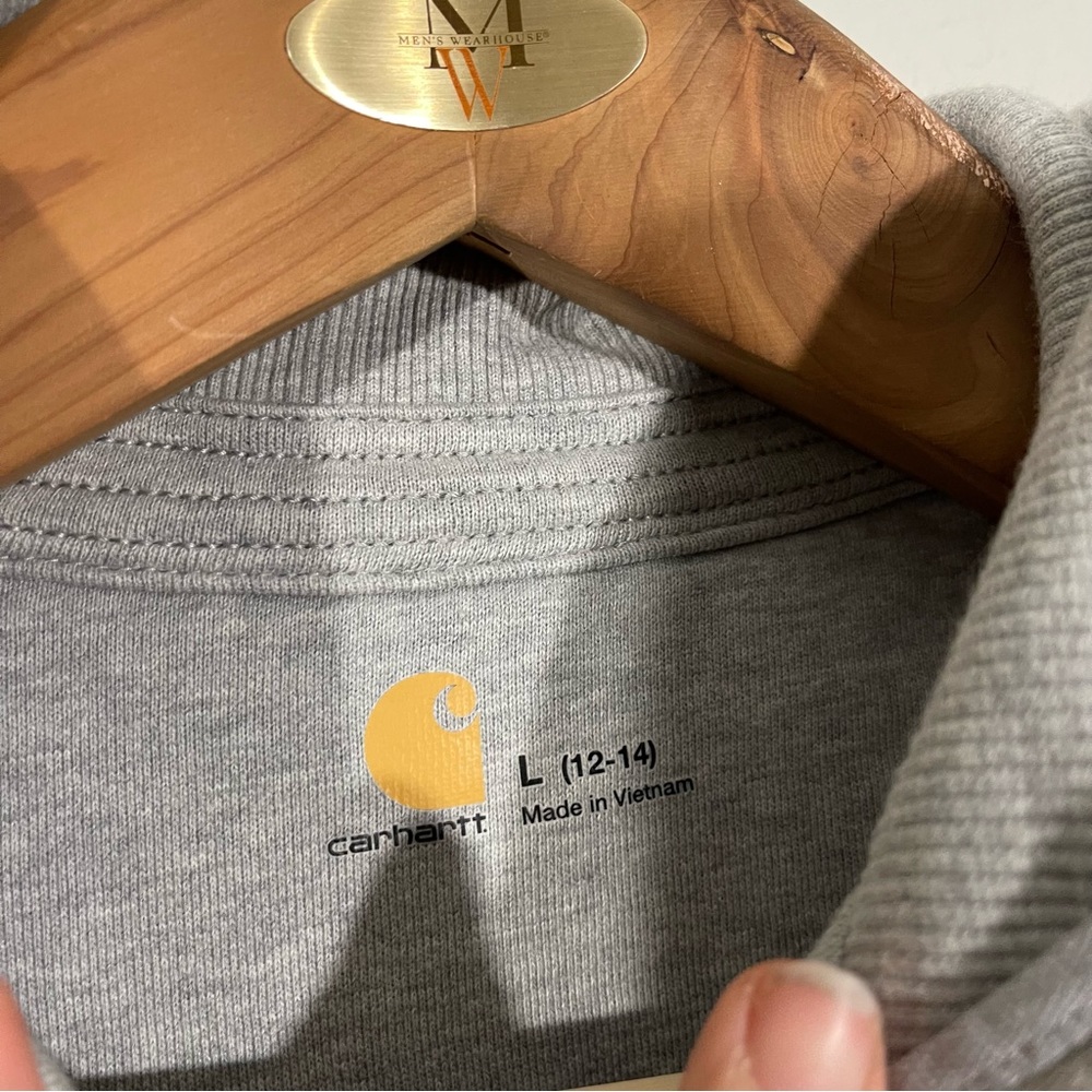 Carhartt Full Zip Sweatshirt High Neck Fleece Lined - Picture 14 of 16